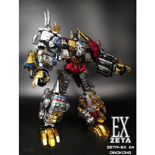 Transformation Toys ZETA-EX04 Five dragon Beast dinoking Model FIGURES In Stock NEW