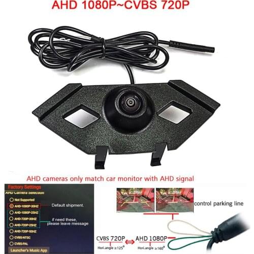 Appr.180deg CCD HD Car Front View vehicle Logo Camera for VW Teramont Tiguan L 2016 2017 Brand Mark positive Camera
