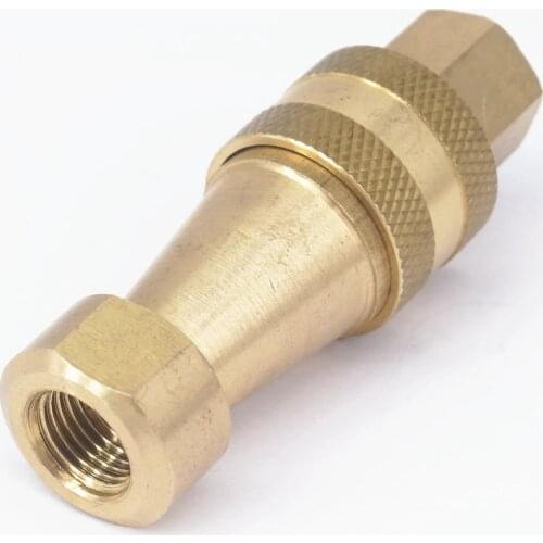 1/2" BSP Female High Pressure 5000N Brass Quick Disconnect Coupler Set for Truck Mount Portable Carpet Cleaning