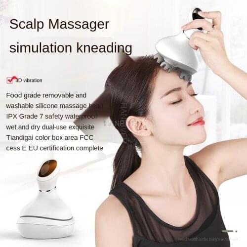 Mini Head Massager, Charging Massage Instrument, Electric Scalp Massage, Electric Claw, Multifunctional Kneading and