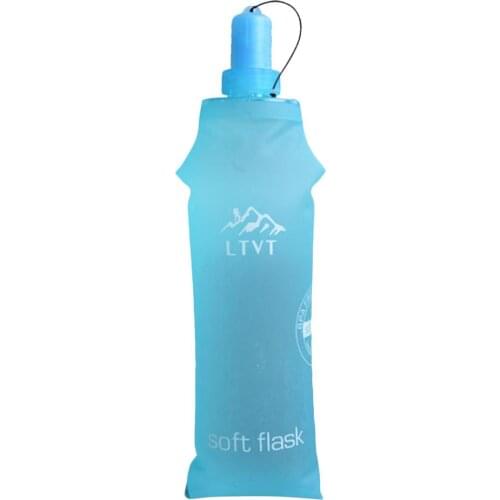 150ml TPU Soft Water Bottle Folding Water Bottle Outdoor Mountaineering Running Portable Water Cup Cycling Sports Water Bottle