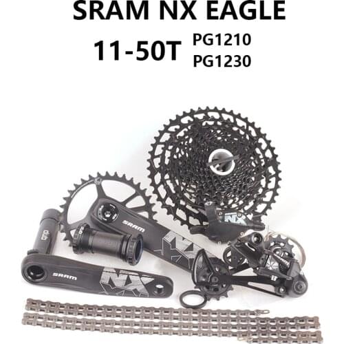 SRAM NX EAGLE 1X12 12 Speed Bicycle DUB Groupset Kit Trigger Shifter Derailleur Chain Crankset SX PG1210 PG 1230 11-50T Cassette