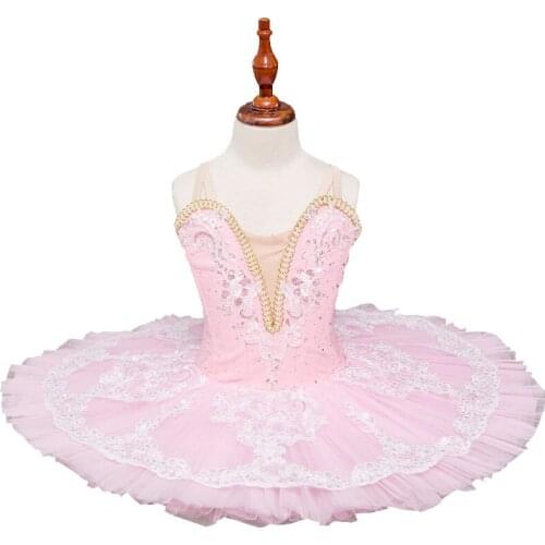 2020 New Pink Ballet costumes for children small swan dance costume 110-170cm a tutu princess dresses for girls