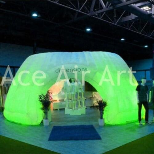 New Style inflatable lighting tent enclosure for exhibition/Inflatable office tent/pod/area for fashion show