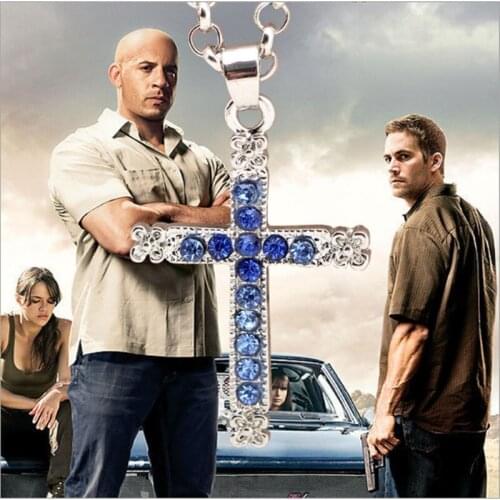 The Movie Fast and Furious Pendant Dominic Toretto Cross Mens Necklace Of High Quality Pendant Necklace For Fans Gifts