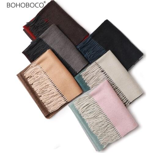 Autumn And Winter Cashmere Woven Gradient Shawl Womens Soft Scarf Fashion