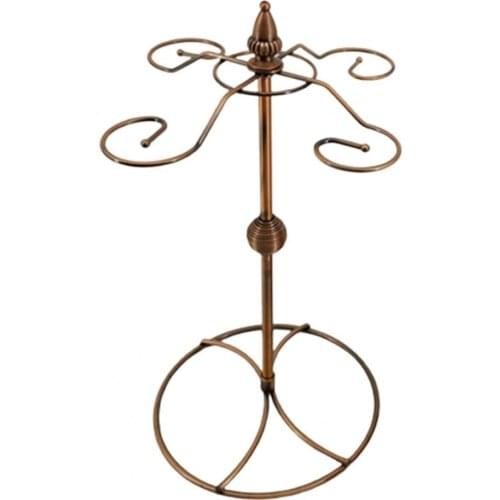 Wine Glass Rack Freestanding Quick Drainage Wrought Iron Wines Glasses Cup Holder Countertop Exquisite Undeformable Rack Stand