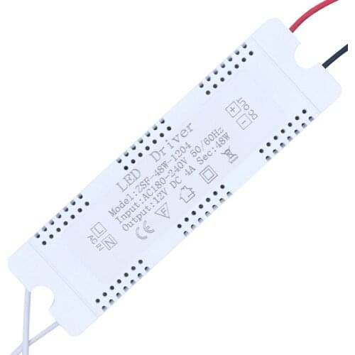 DC12V LED Driver 6-60W New 1A 1.5A 2A 3A 5A For LEDs AC220V Power Supply Constant Current Voltage Control Lighting Transformers