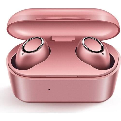 TWS BT5.0 Wireless Earphones with Dual Mircophone Hi-Fi Stereo Sound Bilateral Calls Sport Earbuds + Charging Box For All Phones