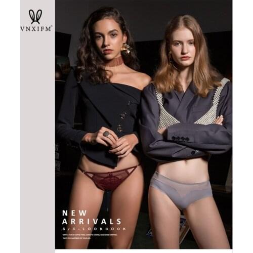 2021Summer ultra-thin mesh transparent panties, high-quality soft lace sexy underwear, V-shaped splicing fashion womens panties