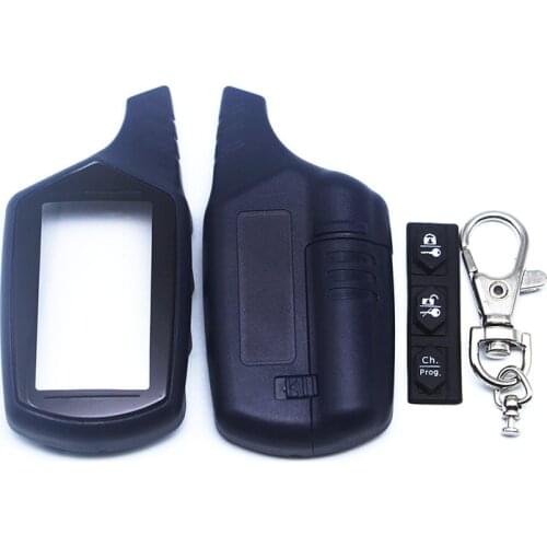 Russia version FX-5 case keychain for KGB FX-5 lcd remote two way car alarm system