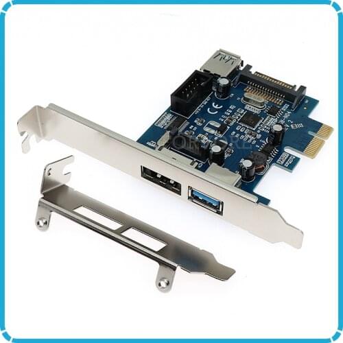 External USB3.0 Port Power eSATA Port Internal USB 3.0 9pin USB Header PCIe Card With 15pin SATA Power Socket