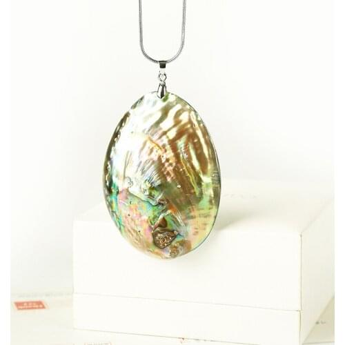 1pc Fashion colourful shell jewelry pendant necklace mineral healing crystals rose quartz meditation holiday party DIY gift