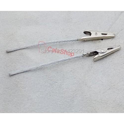 100 pcs / Lot 95mm 3 3/4" Alligator Clamp wires card photo clip holders ID Memo F175F3