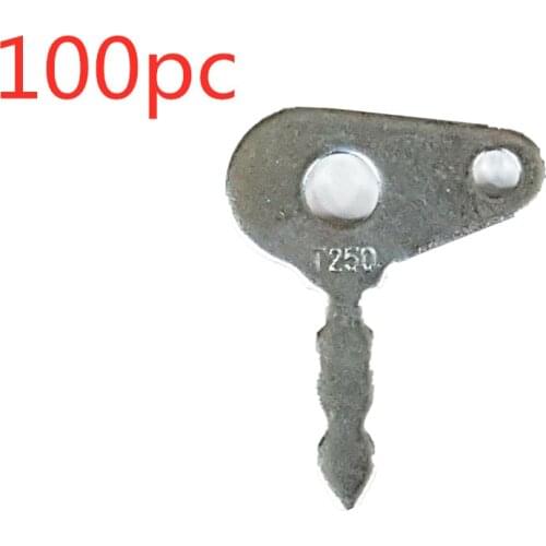 100pc T250 Starter Keys For Ford Lucas For Massey Ferguson Farmtrac For JCB For New holland