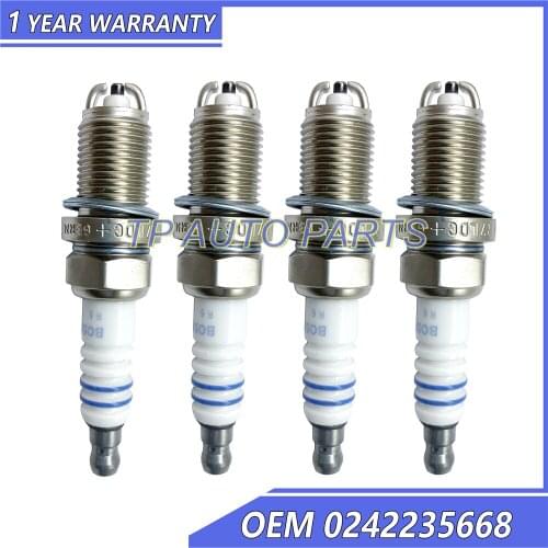 4 Pieces Spark Plug OEM 0242235668 FR7LDC Compatible With BMW