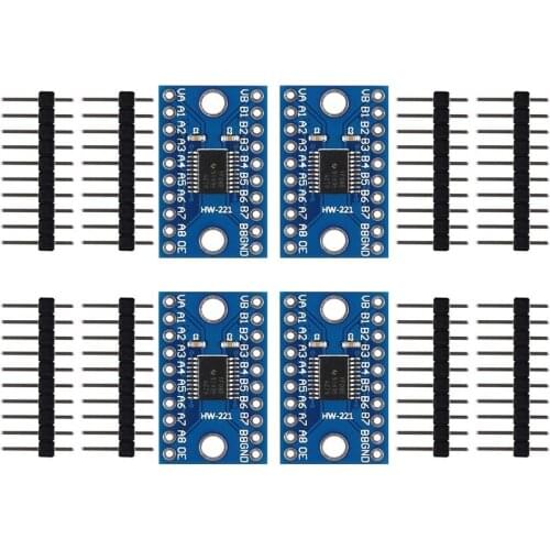 4Pcs TXS0108E 8 Channel Logic Level Converter Bi-Directional High Speed Full Duplex 8 Way Shifter 5V to 3.3V for Arduino