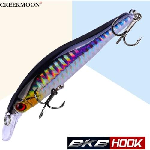 5pcs/set 98mm 11.5g Fishing Lures Tackle Minnow Baits Suspending Hard Bait 5 Colors Quality Professional Lure Depth 0.8-1.5m