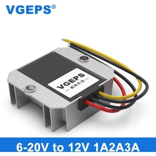 6-20V to 12V DC power supply voltage regulator converter 12V to 12V automotive automatic buck-boost module transformer
