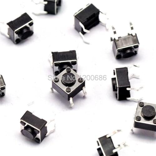 6 * 6 * 4.3MM touch switch vertical 4 feet micro switch / key switch