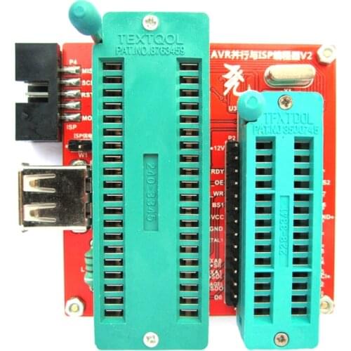 Free Shipping! 4pcs High Voltage Serial Parallel AVR programmer Unlocker ATtiny2313A