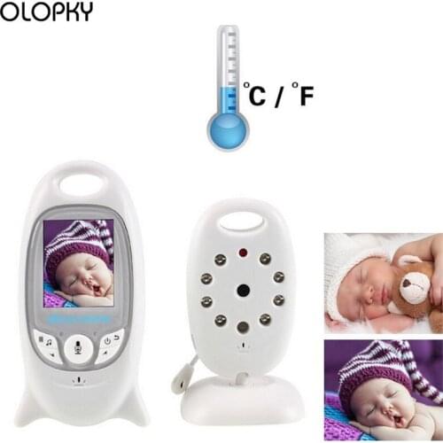 Wireless Video 2.0 inch Color Baby Monitor Night Vision Baby Security Camera IR LED Temperature Baby Eletronica With 8 Lullaby