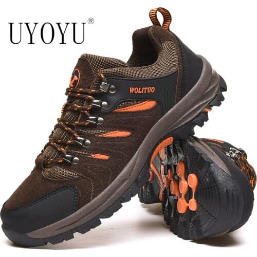 High Quality Men Hiking Shoes Autumn Winter Brand Outdoor Mens Sport Trekking Mountain Boots Waterproof Climbing Athletic Shoes