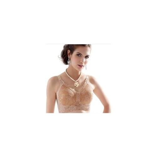 Sexy Deep V Bra Big Size Full Coverage Bras Push Up Brassiere Floral Lace Non Padded Lingerie BCDEFG Cup Underwear Women C3402