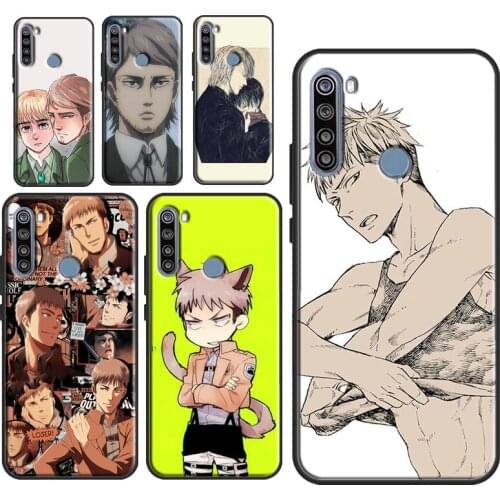 Attack on Titan Jean Kirstein Phone Case For Xiaomi Redmi Note 10 Pro 8 7 9S 8T 8A 9A 9C 9T K40 Redmi Note 9 Pro Cover