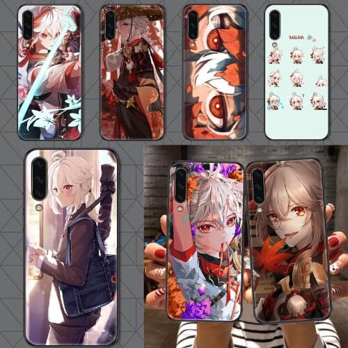 Genshin Impact Kaedehara Kazuha Phone case For Samsung Galaxy A 3 5 7 8 10 20 21 30 40 50 51 70 71 E S 2016 2018 4G black