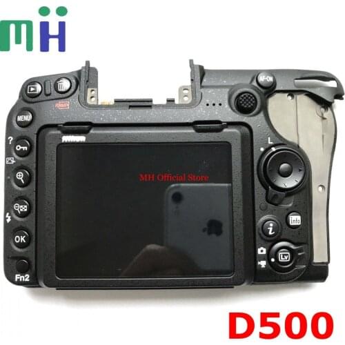 NEW For Nikon D500 Back Cover Rear Shell Case with LCD Button Flex cable FPC Camera Repair Spare Part