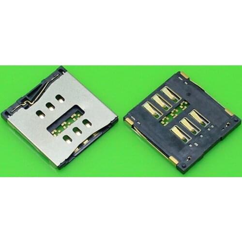 ChengHaoRan 1 Piece New sim card reader holder tray slot for iphone 5 card socket replacement connector,KA-046