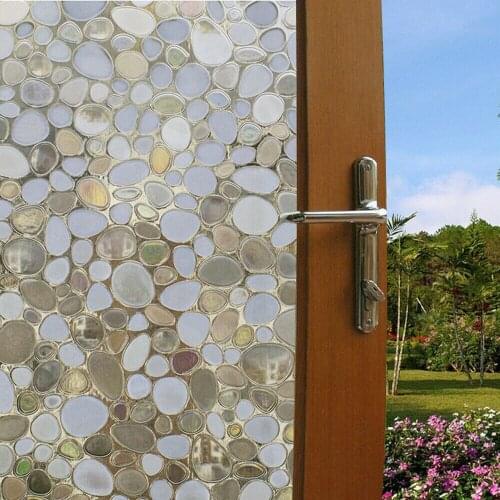 Hot Sale 3 Colors Window Privacy Film Stained Glass Decorative Home Frosted Static Cling Sticker