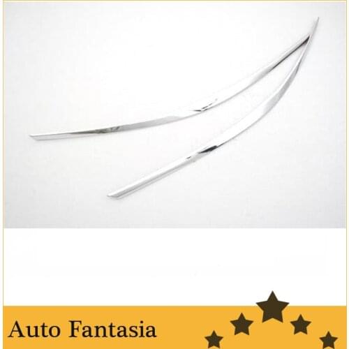 Chrome Head Light Eyelid Trim for Hyundai Sonata i45-Free Shipping