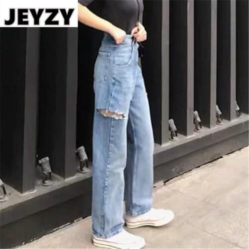 Женские джинсы бойфренды JEYZY China At AliExpress