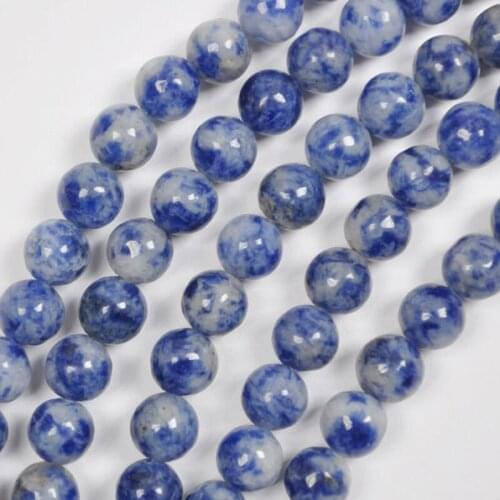 6MM Brazilian Sodalite Round Loose Beads Strand 15.5 Inch Jewelry Making B314