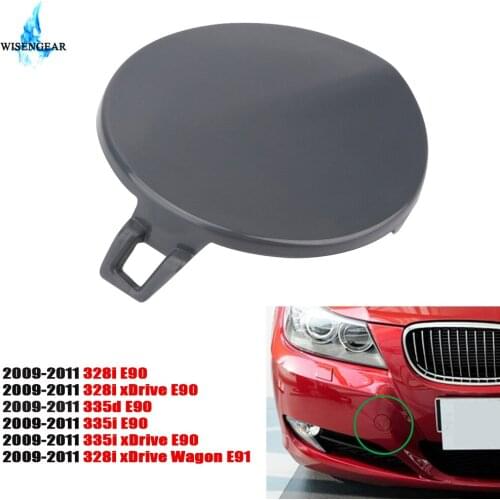 Front Bumper Tow Hook Cover Cap For BMW E90 E91 328i 335d 335i 328i xDrive 2009-2011 51117207299 Car External Accessory