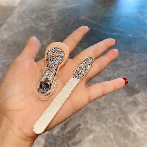 Shining eyebrow trimmer nail clipper set stainless steel special manicure knife Facial Hair Remover Shaver beauty make-up tool