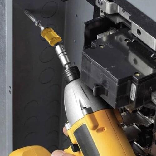 1/4" Hex Magnetic Screw Drill Tip Drill Screw Tool Quick Change Locking Bit Holder Drive Guide Drill Bit Screwdriver Pivot Drill