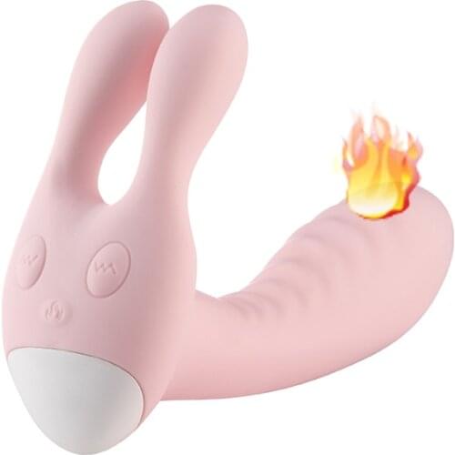 Donkey Design Wearable Panties Vibrator 7 Frequency Heating Up Dildo Vibrator Masturbation Sex toys for Woman Adult Sex Products