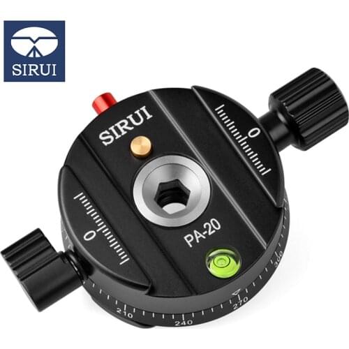 Sirui Pa20 Tripod Slr Camera Panoramic Pan Tilt Panoramic Platform Aluminum Alloy Material