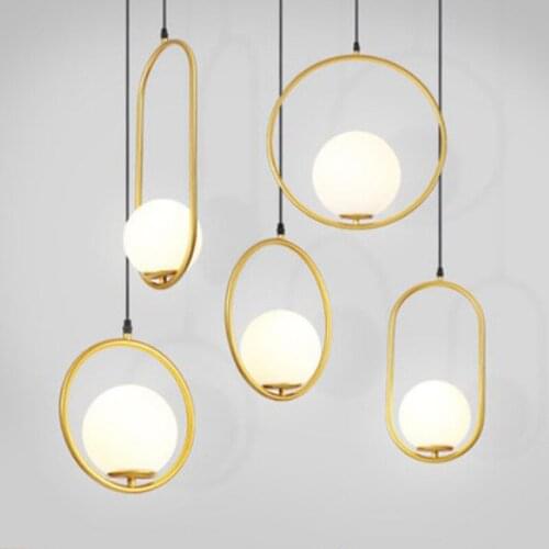 Modern glass ball lighting for boys room lustres para quarto lustres design lamp hanglampen lampes suspendues luzes de teto