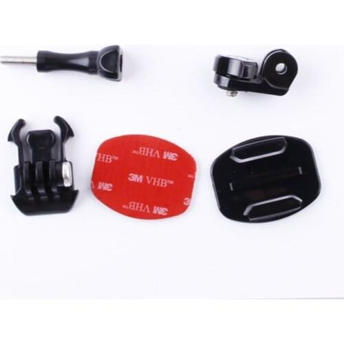 Special Adapter New Connector base + flat curve Adhesive Mounts for Sony HDR-AS3
