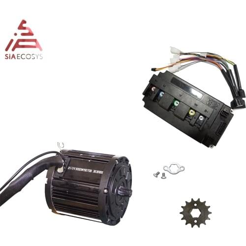 QS MOTOR 3000W 138 70H sprocket design mid drive motor with EM150S controller max speed 100kph