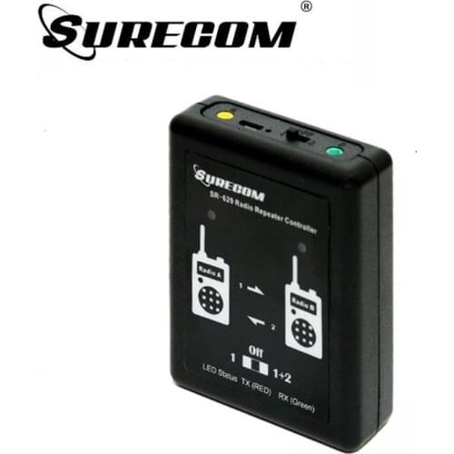 Surecom SR-629 2 in 1 Duplex Repeater Controller & 2 Radio Cable For TYT Kenwood Baofeng ICom Motorola Two Way Radio
