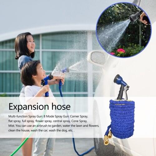 VODOOL Extendable Garden Hose, 100FT Flexible Water Hose for Washing and Watering
