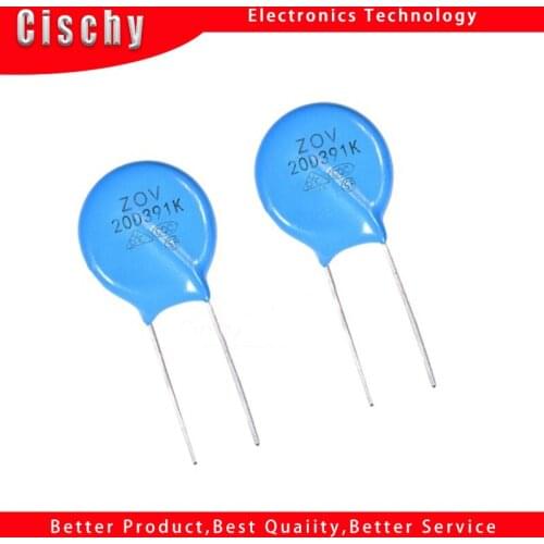 5pcs varistor 20D391K 390V piezoresistor 20D391
