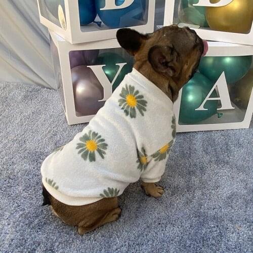 Winter Dog Hoodies Coat Pomeranian Poodle Bichon Schnauzer Pug French Bulldog Dog Clothes Outfit Bulldog Clothing Garment