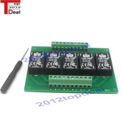 1piece 5UP Ldd-h meanwell Driver PCB With 350H 500H 700H 1000H 5 Channel