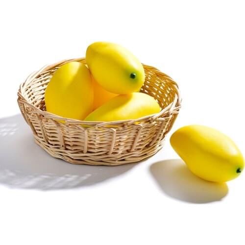 1 Pcs Mix Decorative Artificial Fruit Apple Pear Orange Fruits Fake Kids Cognitive Teaching Aids Fruit EVA Plastic Shop Display